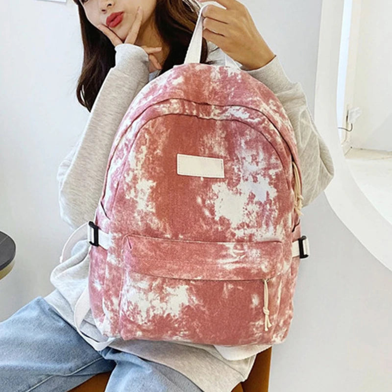 Casual Female Canvas Backpack
