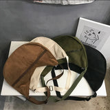 Casual Corduroy Shoulder Bag Women Large Capacity Hobo Crossbody Bag