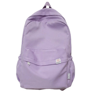 Female College Bag Cotton Fabric Student Women Backpacks