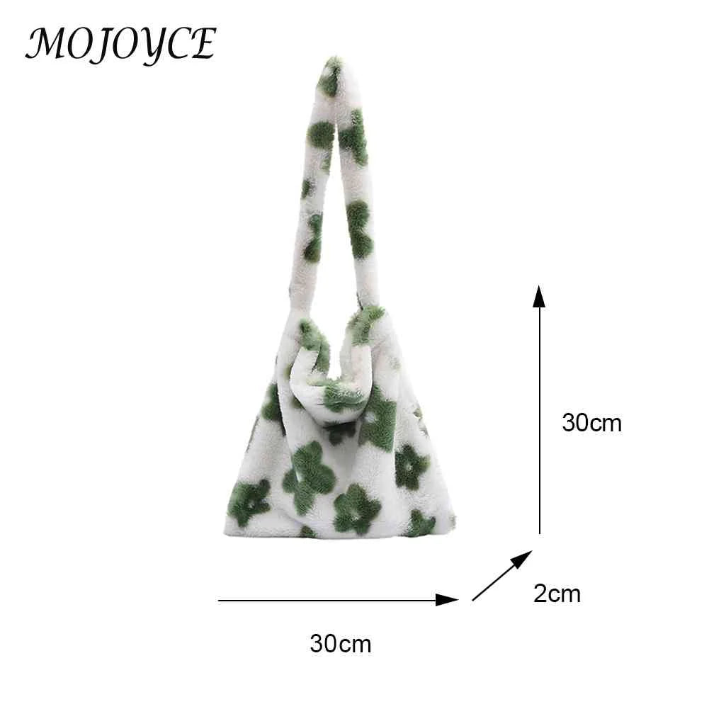 Women's Fluffy Shoulder Bag - Large Capacity Crossbody Bag