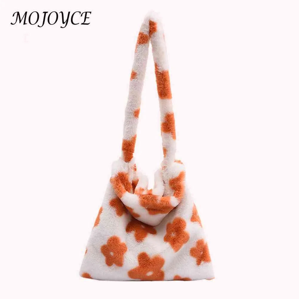 Women's Fluffy Shoulder Bag - Large Capacity Crossbody Bag