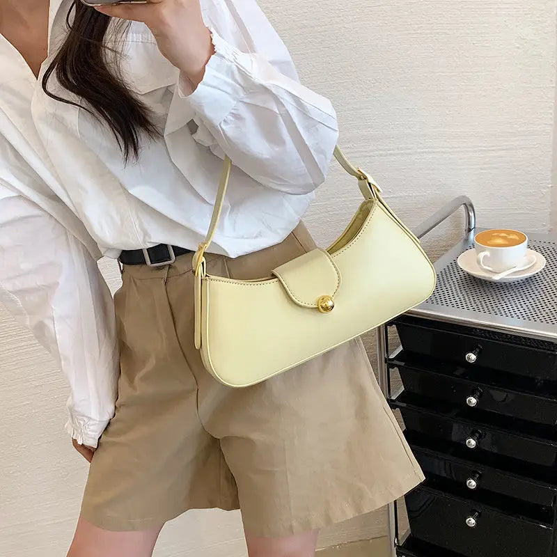 Green High Side Bag Pink Leather Shoulder Bags For Women