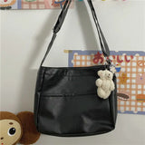 Brown Retro Shoulder Bags Female Sets Flap Bag Women Shoulder Bag