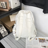 Female High Street Canvas Fabric Backpack
