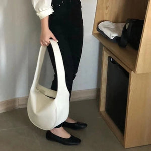 Women Large Capacity Hobo Bag Casual Shoulder Crossbody Wide Strap