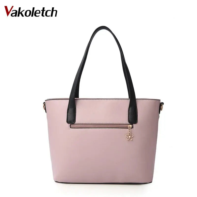 Women's Sequined Chain Messenger Bag PU Leather Handbag