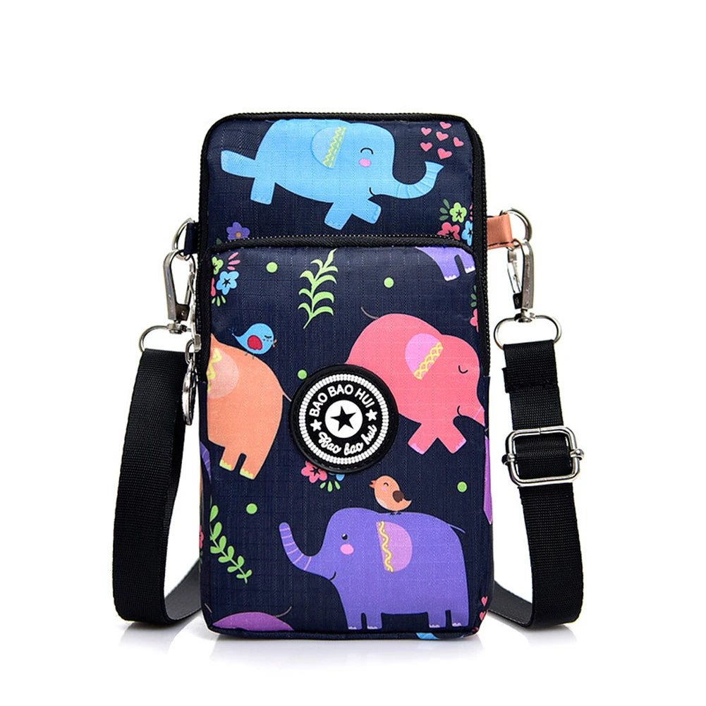 Women Messenger Purse CrossBody Bag Small Shoulder Bags Nylon Lady Wallet