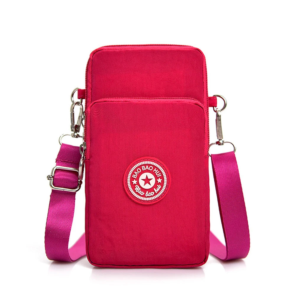 Women Messenger Purse CrossBody Bag Small Shoulder Bags Nylon Lady Wallet