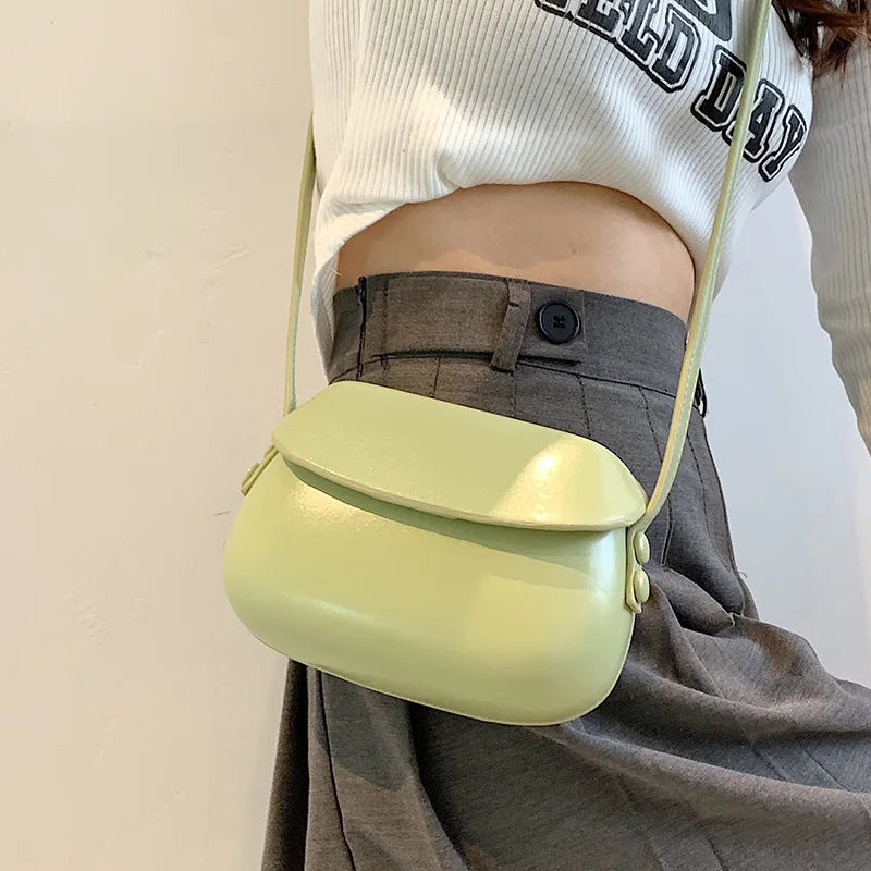 Women's Mini PU Leather Crossbody Sling Bag