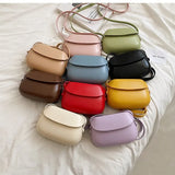 Women's Mini PU Leather Crossbody Sling Bag
