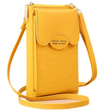 Women's Large Capacity Shoulder Bag Soft Leather Clutch Wallet