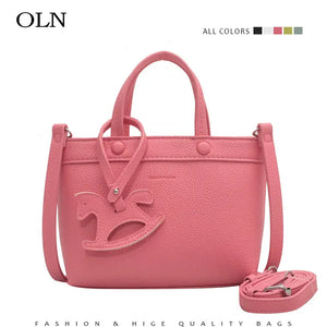 Beige Leather Shoulder Bag Green Crossbody Purse