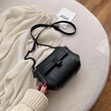 Women's Small Shoulder Bag PU Leather Messenger Bag Flip Design