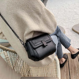 Women's Small Shoulder Bag PU Leather Messenger Bag Flip Design