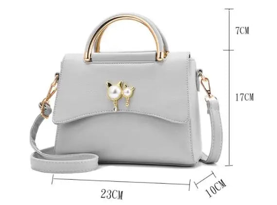 Casual Sports Crossbody Shoulder Bag for Women 23X10X17cm