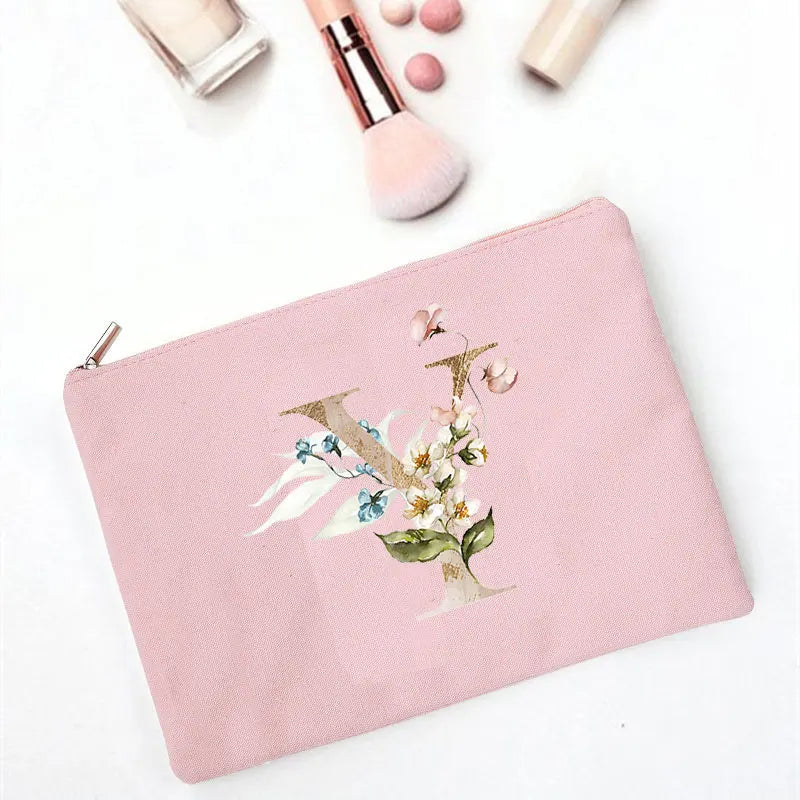 Pink Clutches Print Bag Organizer For Cosmetics Wristlets Handbags