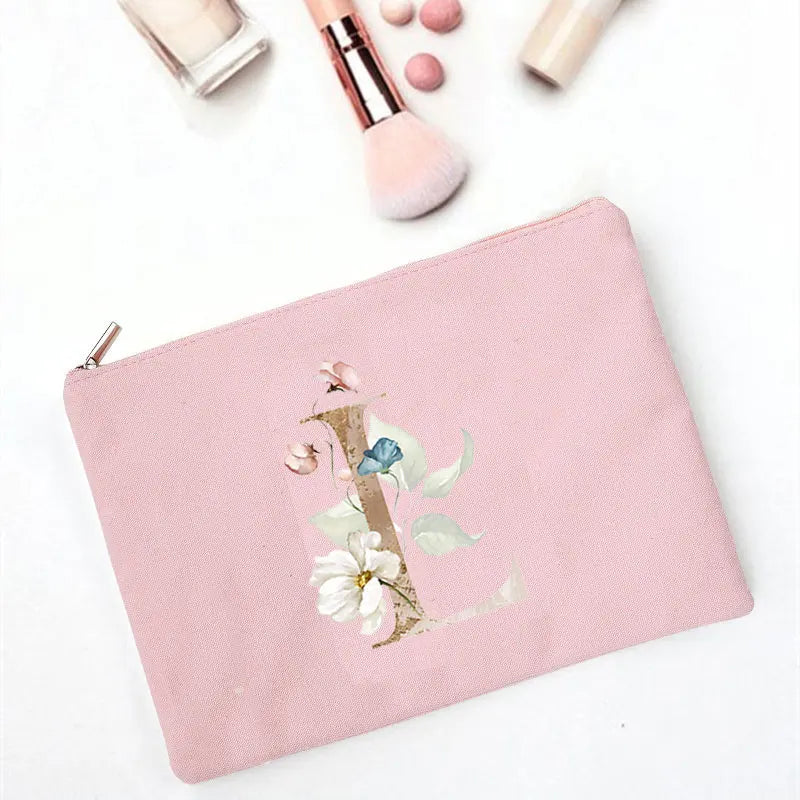 Pink Clutches Print Bag Organizer For Cosmetics Wristlets Handbags