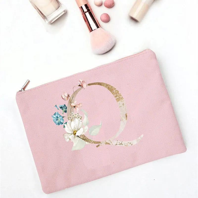 Pink Clutches Print Bag Organizer For Cosmetics Wristlets Handbags