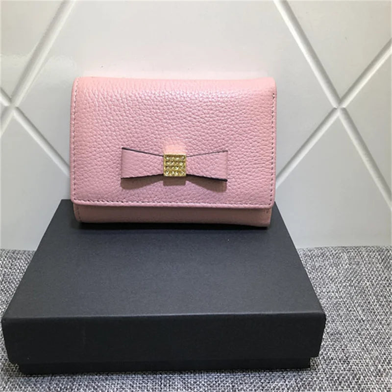 Female Leather Cardholder Wallet High-End
