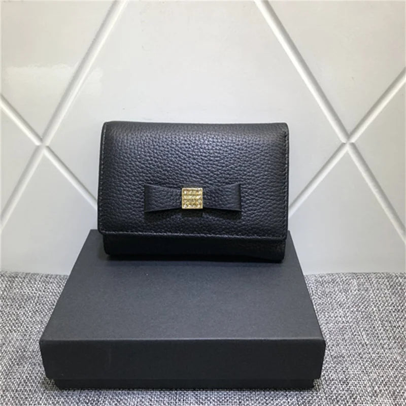 Female Leather Cardholder Wallet High-End