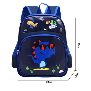 Dinosaur School Bag for Kids 3-6 Yrs Boys Girls