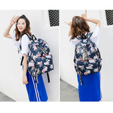 Girls Flower Backpack Floral School Bags for Girls