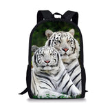 Ferocious Animals Backpack for Kid Girls School Travel Bag