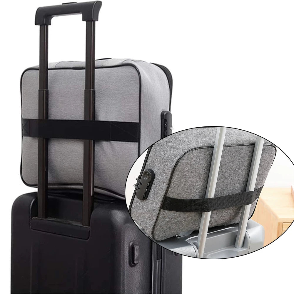 File Lockbox Three-layer Large Travel Credentials Wallet