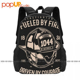 Firefighters Fuel Combat Rescue A667 Backpack Creative Gym Tote Bag