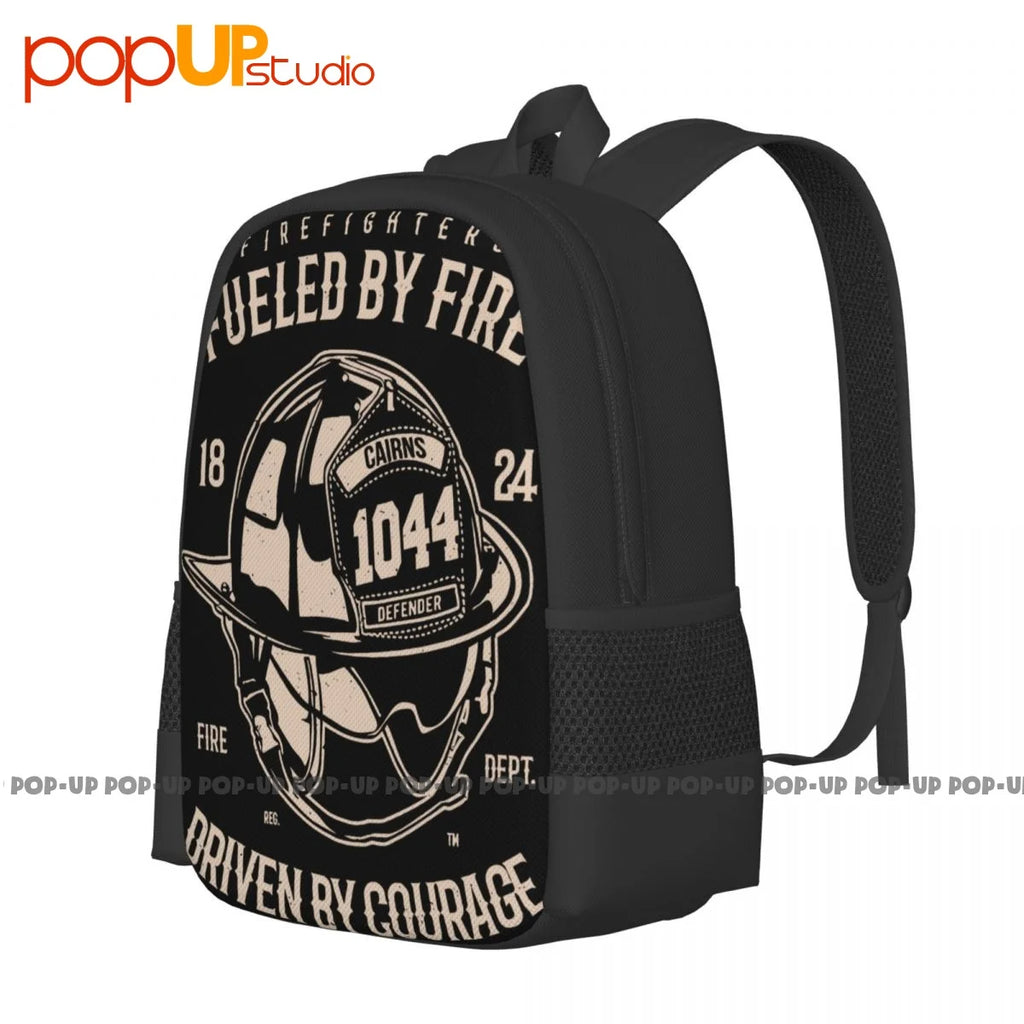 Firefighters Fuel Combat Rescue A667 Backpack Creative Gym Tote Bag
