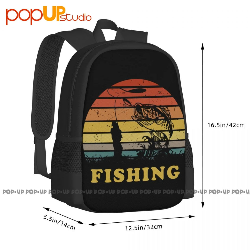 Large Capacity Fishing Backpack Foldable Storage Bag