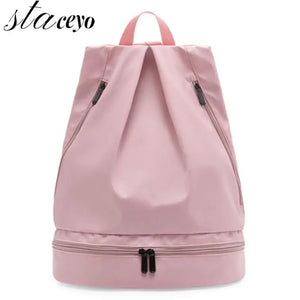 Women's Fitness Bag Wet Dry Separation