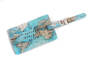 Flamingo Map Luggage Tags Travel Accessories