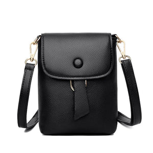 Mini PU Leather Shoulder Purses Flap Crossbody Bags for Girls
