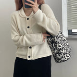 Floral Print Shoulder Bags Casual Large Capacity Bucket Handbags