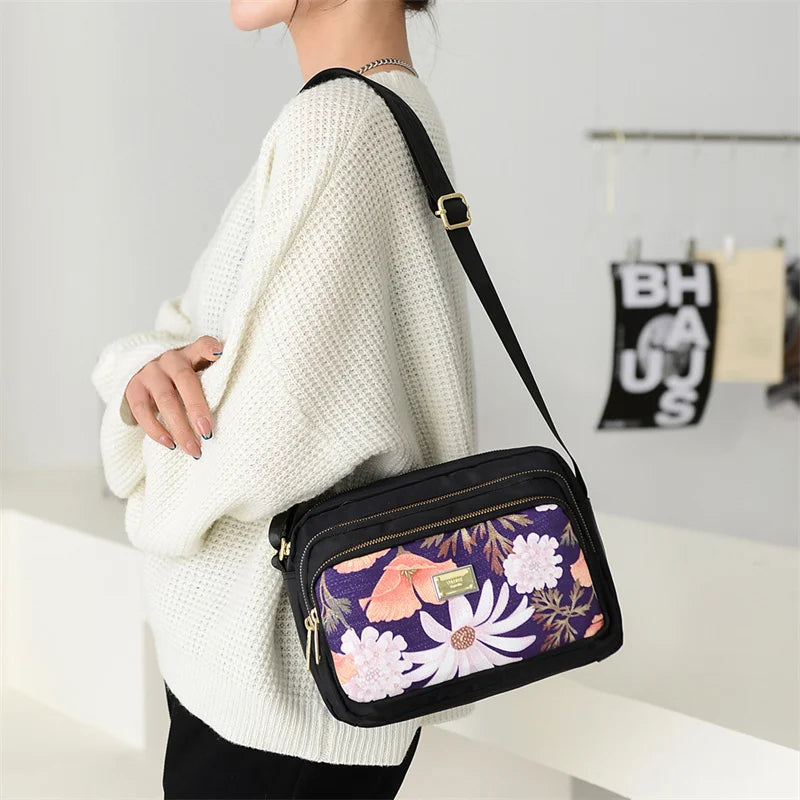 Floral Women's Crossbody Bag Small Girl Shoulder Bag