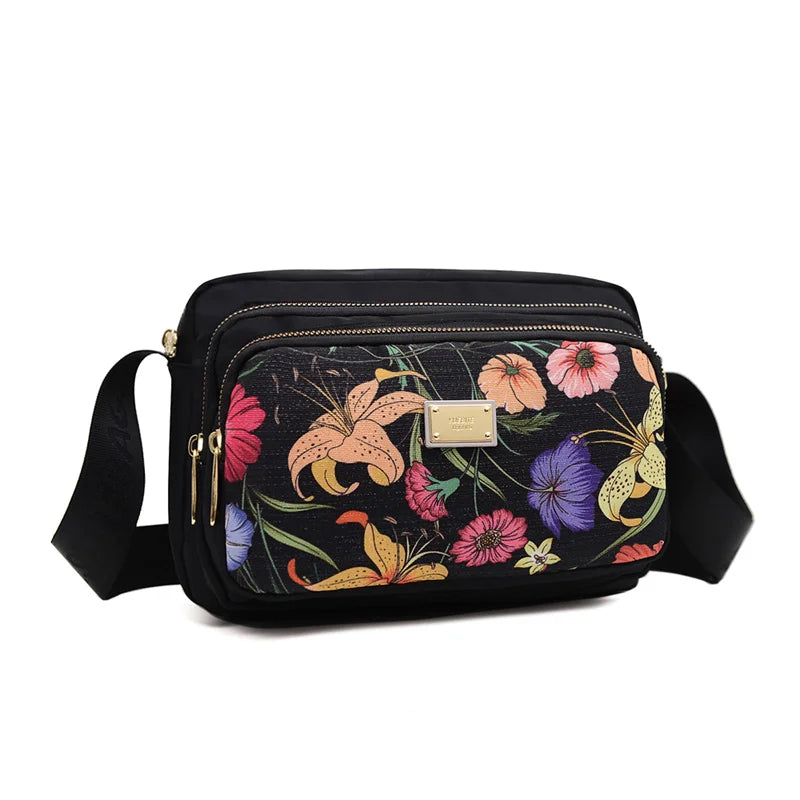 Floral Women's Crossbody Bag Small Girl Shoulder Bag