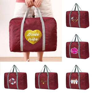 Bride Series Print Duffel Foldable Travel Bag