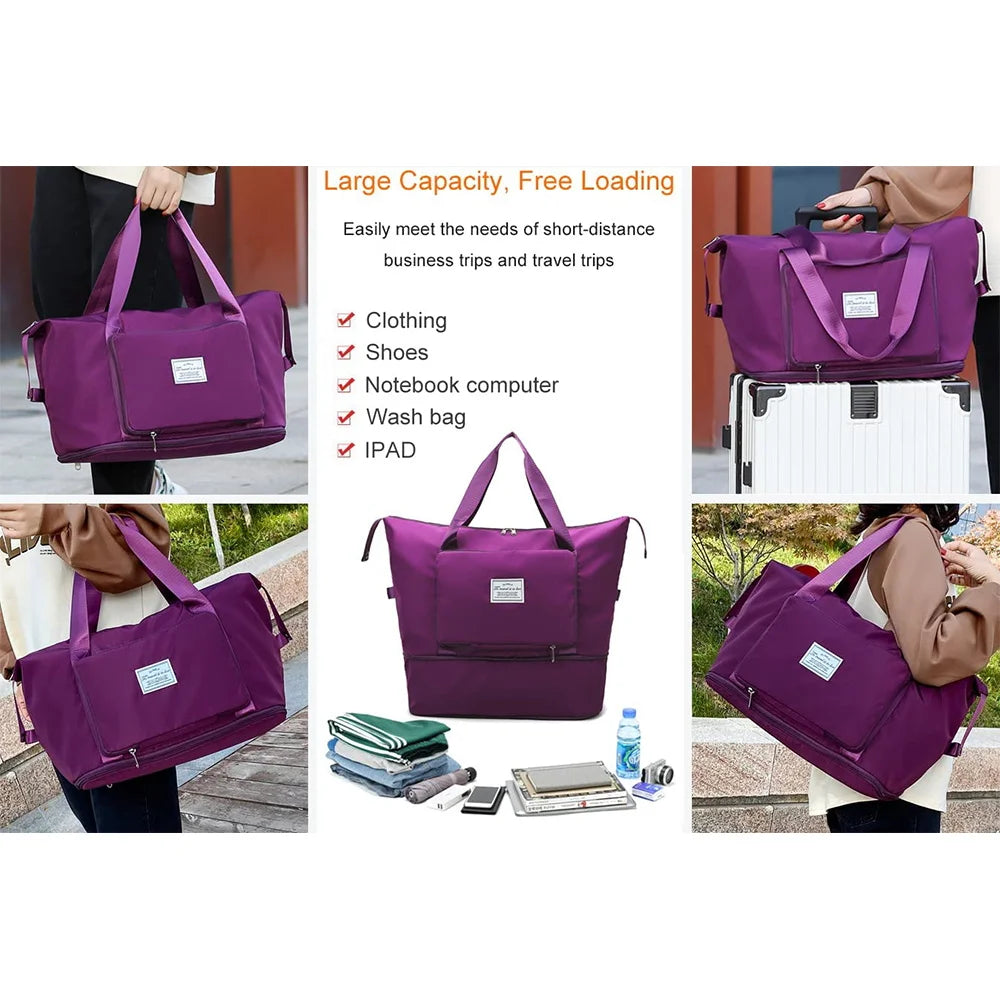 Large Waterproof Travel Tote Bag for Women
