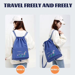 Folding Wet and Dry Shoulder Bag for Sport Workout Storage