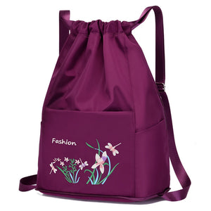 Folding Wet and Dry Shoulder Bag for Sport Workout Storage