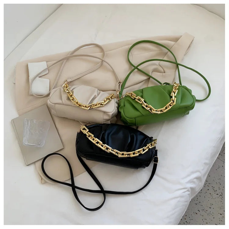 Thick Chain Crossbody Shoulder Bag for Women