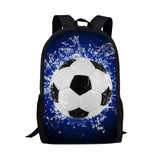 Football Printing Kid Shoulders School Bag for Teenage Girl