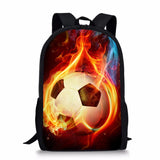 Football Printing Kid Shoulders School Bag for Teenage Girl