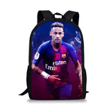 Neymar School Backpack Kids Bag Kindergarten Child Bookbag