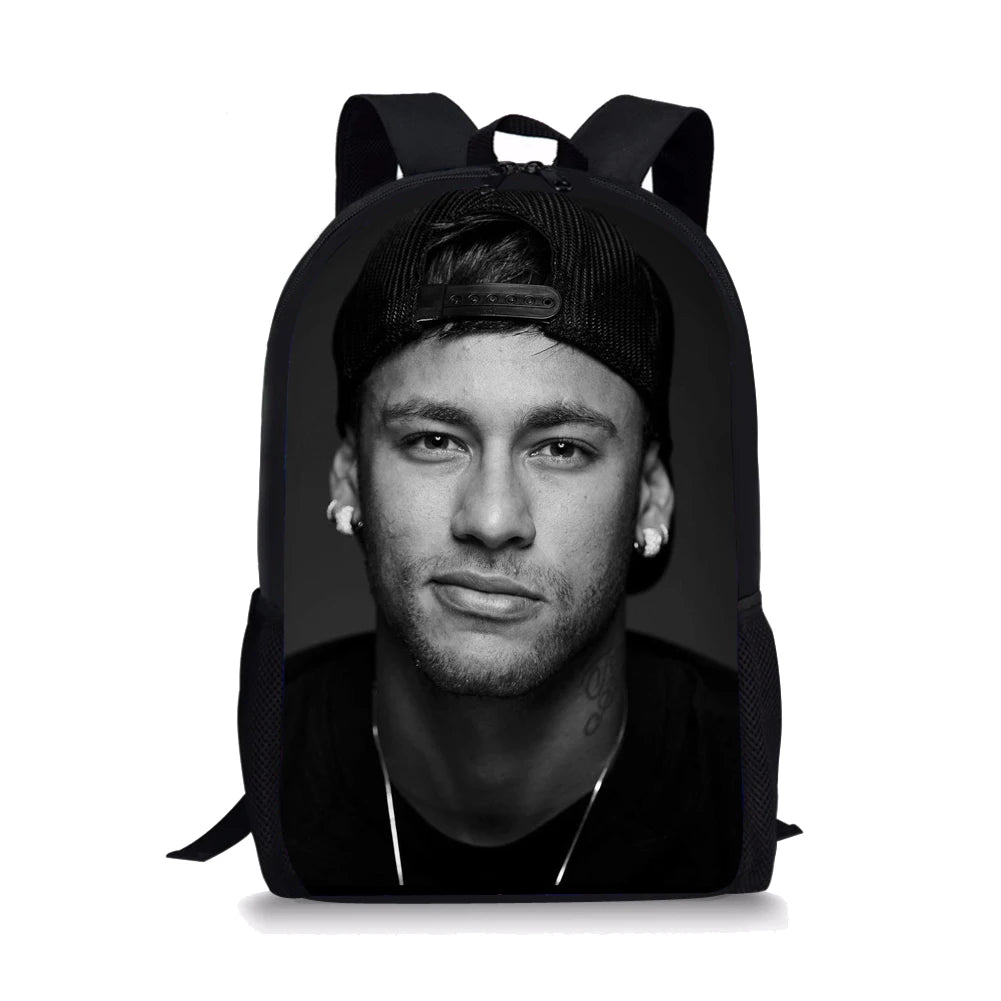 Neymar School Backpack Kids Bag Kindergarten Child Bookbag