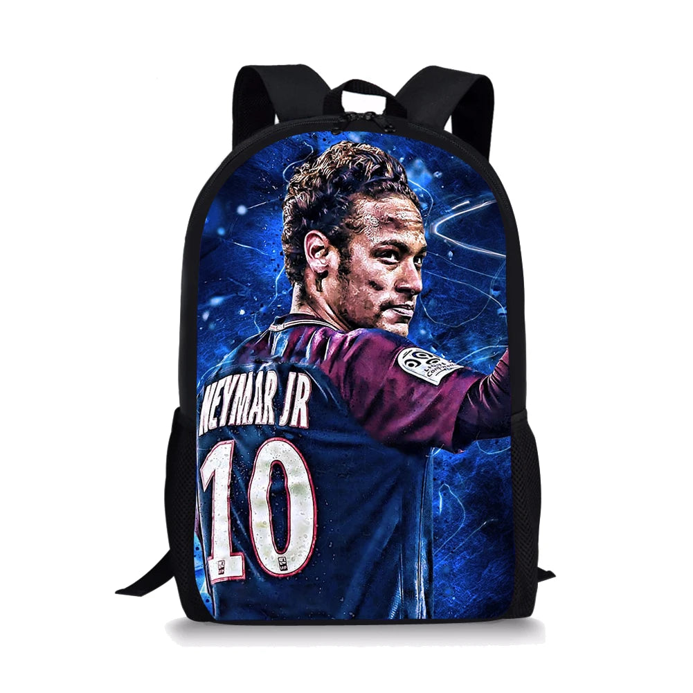Neymar School Backpack Kids Bag Kindergarten Child Bookbag