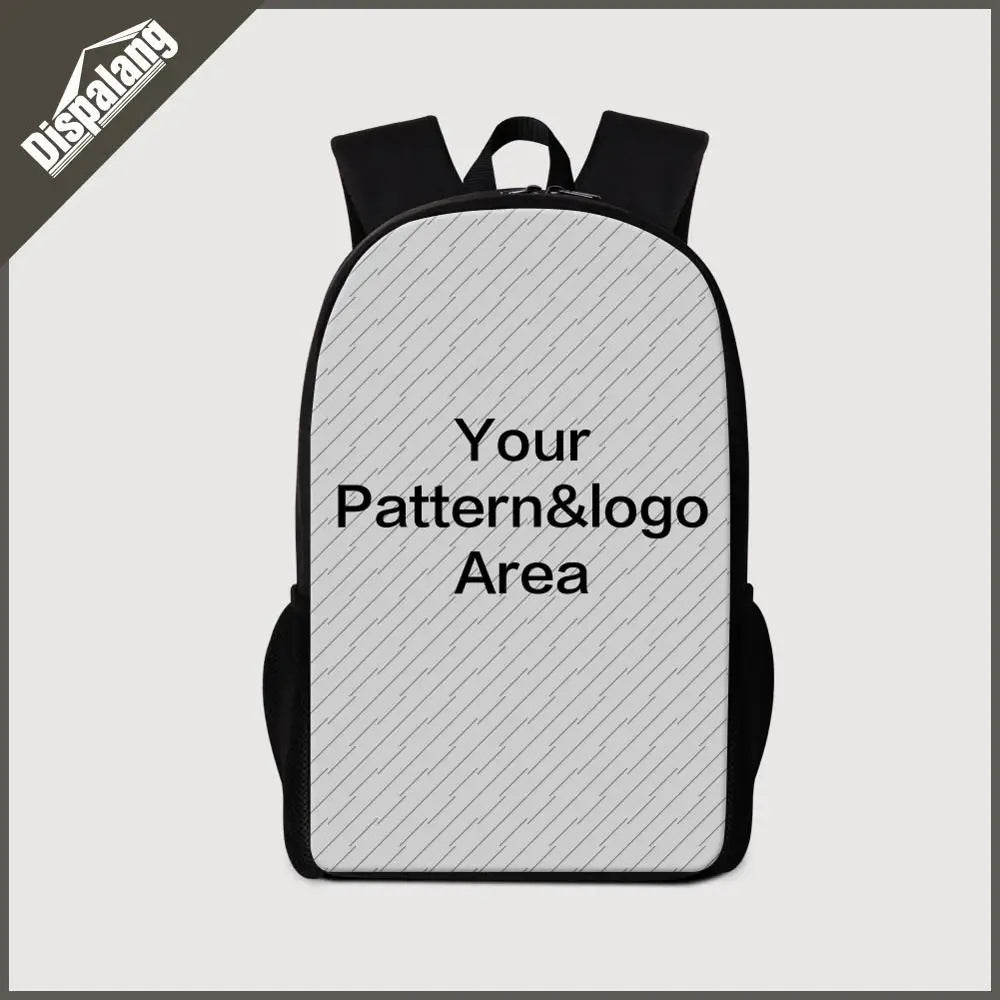 Boys Footballs Basketball Soccer Print School Bag 16 Inch Personalized Backpack