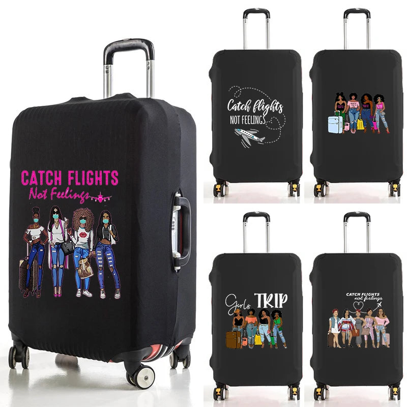 18-32 Ince Luggage Cover Catch Flights Not Feelings Protective Cover