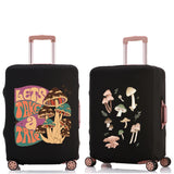 Mushroom Print Luggage Cover for 18-32 Inch Suitcases